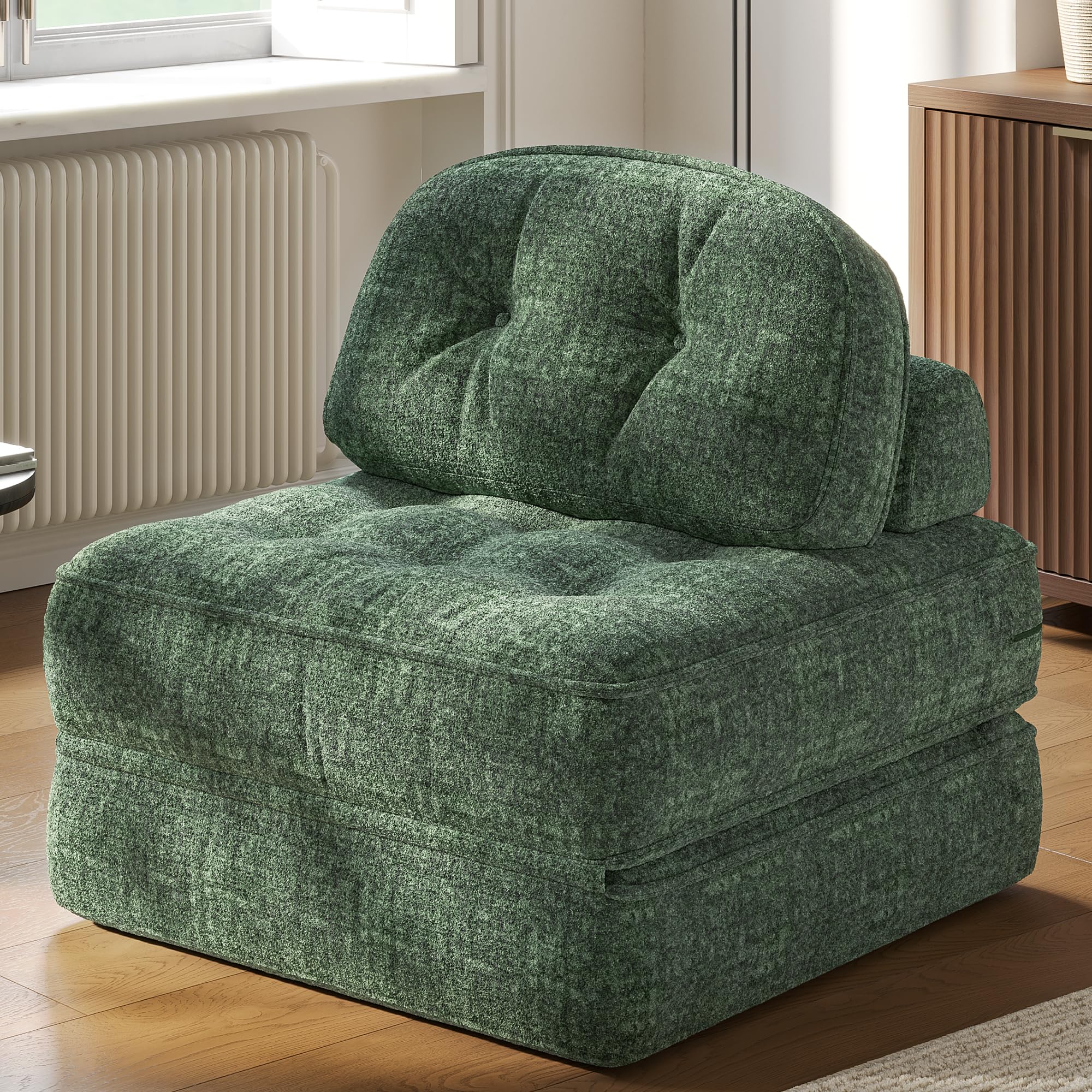 Amazon.com: Dowinx Folding Sofa Bed with Pillow, Convertible Comfy